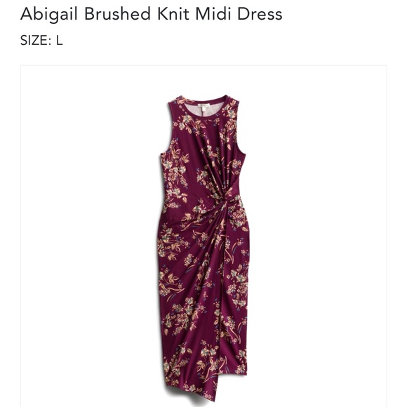 Abigail Knit Midi Dress